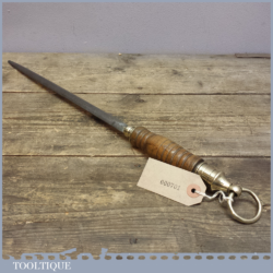 Antique Butchers Steel By Grobert Vallorbe Of Switzerland.