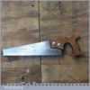 Vintage Sheffield 10” Rip Handsaw 9 TPI - Sharpened Ready For Use
