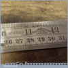 Vintage Chesterman of Sheffield Imperial & Metric Steel Contraction Ruler No: 1464D