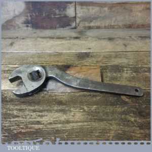 Vintage G & J Hall Automotive S Shaped Adjustable Spanner Wrench - Good Condition