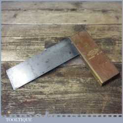 Vintage Marples No: 2200 Carpenter’s 6” Mahogany Brass Try Square