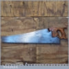 Vintage 26” Henry Disston Philadelphia USA D8 Cross Cut Handsaw 5 TPI - Sharpened
