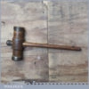 Small Antique Oak Boat Builders Caulking Mallet - Good Condition