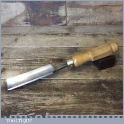 Vintage Henry Taylor Acorn Carpenter’s 1 ½” Gouge Chisel - Sharpened Honed