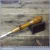 Vintage 1/4” Carpenters Beechwood Square Rimer Or Bradawl - Good Condition