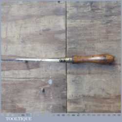 Vintage W Marples Beechwood Brass Pad Saw - Good Condition