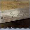 Vintage Chesterman Double Sided Imperial 24” Steel Expansion Ruler No: 719D