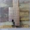 Vintage Heilds Of No 3 Nottingham Tongue Beechwood Moulding Plane