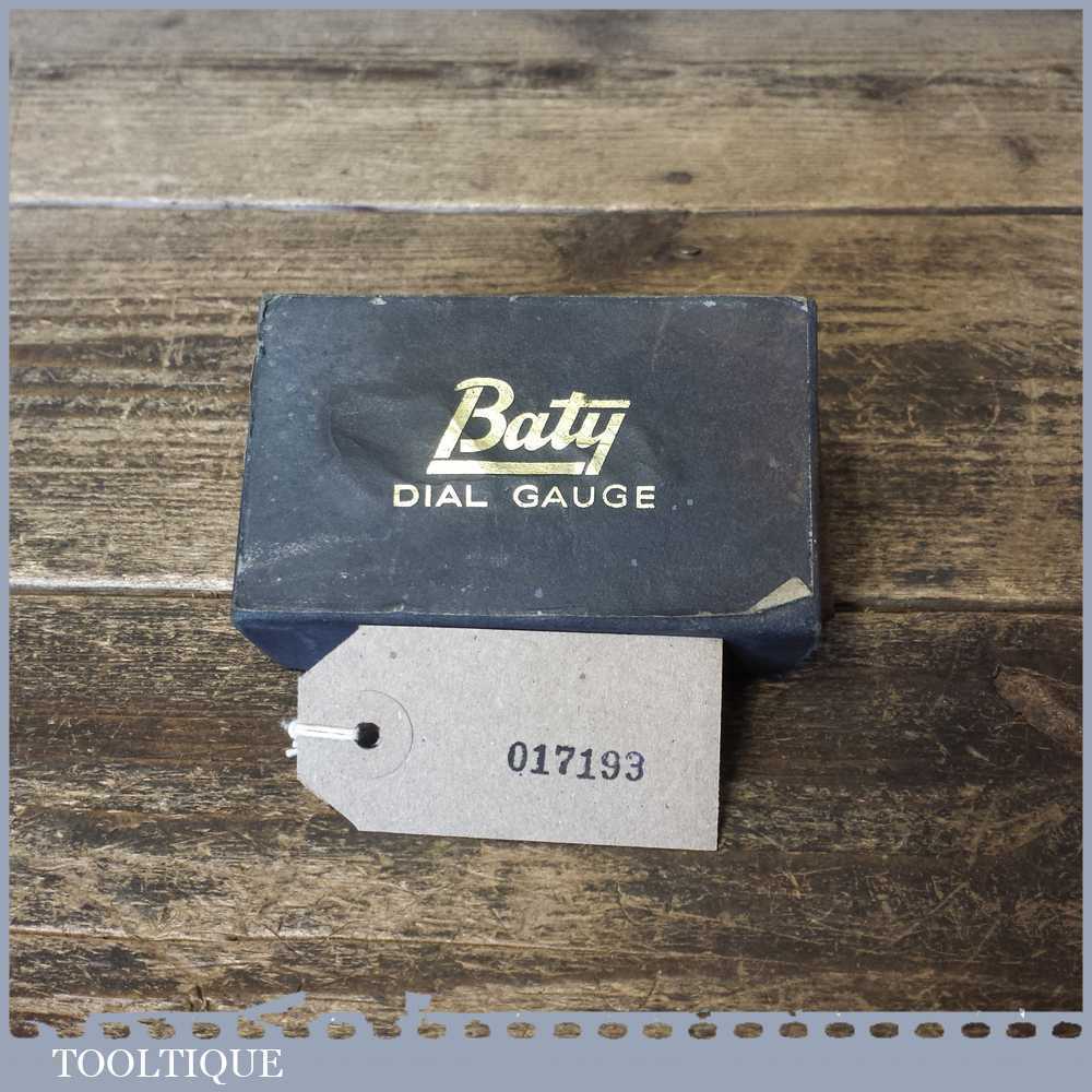 Boxed Baty Vintage Precision Engineer’s Clock Gauge Dial Test Indicator Tooltique