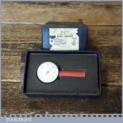 Boxed Baty Vintage Precision Engineer’s Clock Gauge Dial Test Indicator
