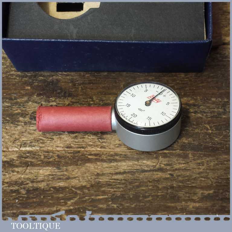 Boxed Baty Vintage Precision Engineer’s Clock Gauge Dial Test Indicator Tooltique