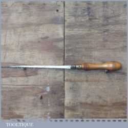 Vintage Beechwood Brass Pad Saw - Good Sharp Blade