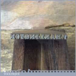 Vintage Craftsman’s T Harlington Name Stamp Used For Marking Tools