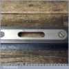 Vintage L.S.S. Co. Starrett USA Machinist’s 9” Cast Steel Spirit Level - Good Condition