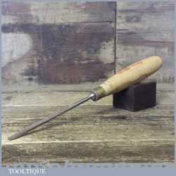 Vintage Robert Sorby Carpenter’s 1/4” Gouge Chisel With Ash Handle