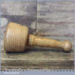Nice Beechwood Woodcarving Mallet - Ash Handle