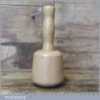 Nice Beechwood Woodcarving Mallet 4” Wide Head - Ash Handle