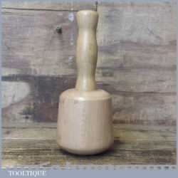 Nice Beechwood Woodcarving Mallet 4” Wide Head - Ash Handle