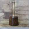 Handmade Wood Turned Old Lignum Mallet - Oak Handle