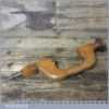 Rare Antique European Carpenters Beechwood Brace And Bit