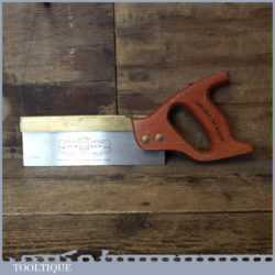 Vintage Spear & Jackson 8” Brass Back Dovetail Saw 20 TPI - Sharpened