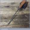 Unusual Rare vintage C Hill 3/16” Woodcarving Spoon Gouge Chisel - Sharpened Honed