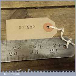 Vintage Rabone and Sons Imperial 24” Steel Expansion Ruler for Iron No: 23