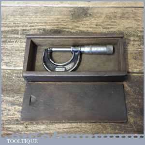 Vintage Boxed J T Slocomb USA 0”-1” Imperial Micrometer - Good Condition Vintage Boxed J T Slocomb USA 0”-1” Imperial Micrometer - Good Condition