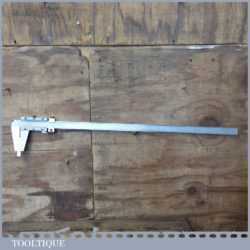 Vintage Large 30” Mitutoyo Fine Jaw Metric & Imperial Vernier Caliper - Good Condition