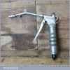 Vintage Wanner High Pressure Grease Gun Made In Switzerland - Good Condition