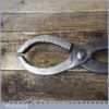 Unusual Blacksmiths Forged Vintage 13” Grip Pliers Good Working Order
