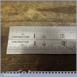 Vintage Rabone and Sons Imperial 24” Steel Expansion Ruler No: 718