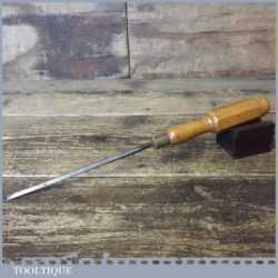 Vintage C. Nurse Pattern Makers 1/4” Bevel Edge Paring Chisel - Sharpened Honed