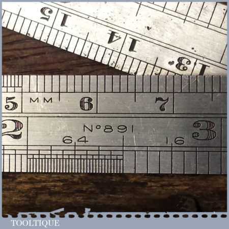 Vintage Chesterman No: 891 Metric & Imperial 12” Steel Folding Pocket ...