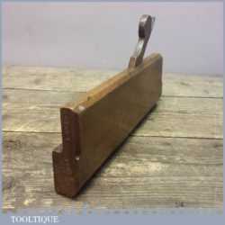 Antique 18th Century Hollow Moulding Plane Stamped William Morris