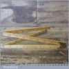 Vintage Rabone No: 1375 Boxwood Brass Folding Ruler - Good Condition