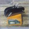 Vintage Boxed Stanley No: 75 Adjustable Throat Bullnose Plane - Fully Refurbished