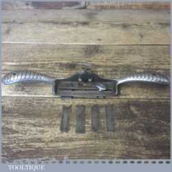 Antique Stanley USA No: 66 Nickel Plated Hand Beading Plane PAT Feb.9.86