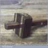 Vintage Marples Carpenter’s Rosewood Brass Mortise Gauge - Good Condition