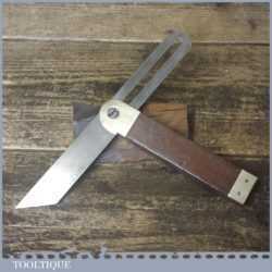 Vintage Marples Rosewood Brass Sliding Bevel 9” Blade - Good Condition