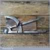 Antique John Wilson Leatherworking 6” Square Leg Cast Steel Wing Dividers