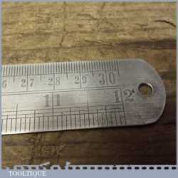 Vintage Best Quality Spring Steel With Imperial & Metric Measurements