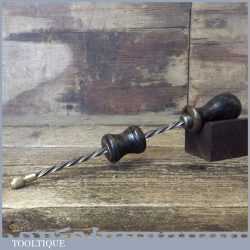 Antique 9” Archimedes Drill Refurbished Ready To Use - Good Condition