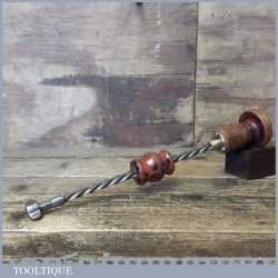 Antique 12 ½” Archimedes Drill Refurbished Ready To Use - Good Condition