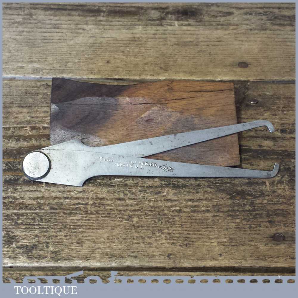 Unusual Vintage Lowentraut Mfg USA 5 ¾” Internal & External Steel Caliper Divider