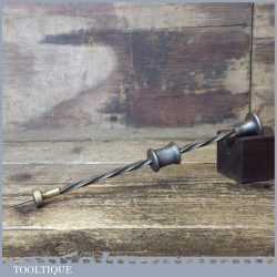 Vintage 8” Archimedes Drill Made By Hobbies Dereham - Good Condition