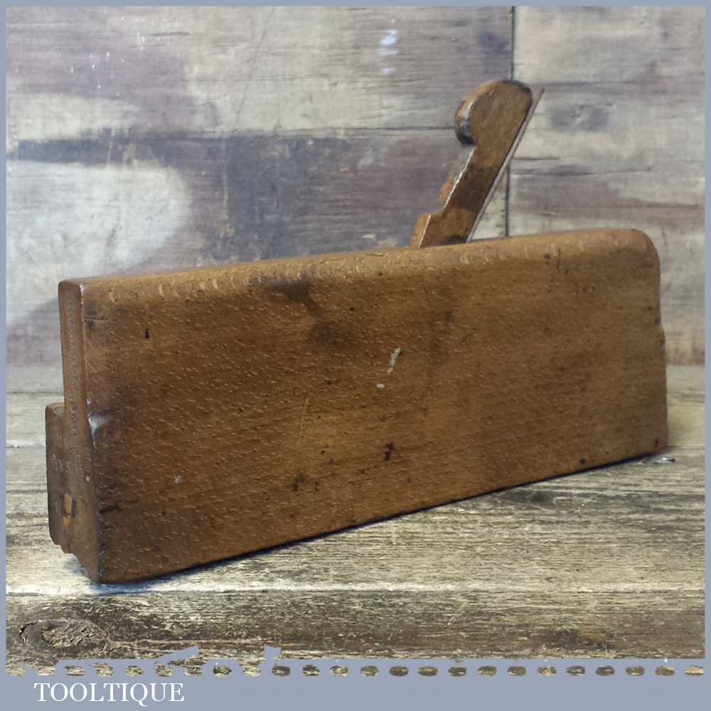 Antique Holbrook 3/8” Beading Beechwood Moulding Plane - Good Condition