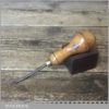 Vintage J. Dixon Leatherworking Edge Shave Tool Beech Handle - Good Condition