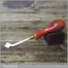 Vintage Leatherworking Seam Turning Tool Beechwood Handle - Good Condition