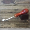 Vintage Leatherworking Seam Turning Tool Beechwood Handle - Good Condition